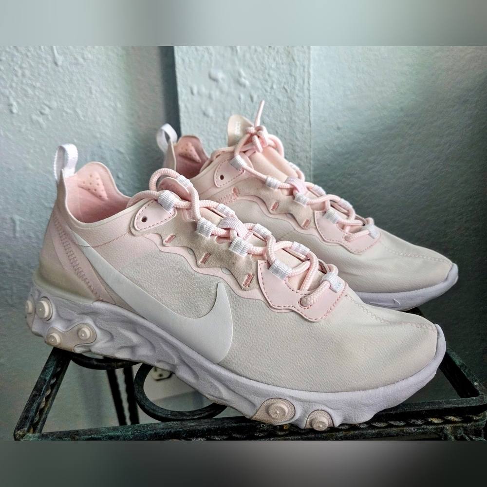 Nike Women's Light Pink React Sneakers